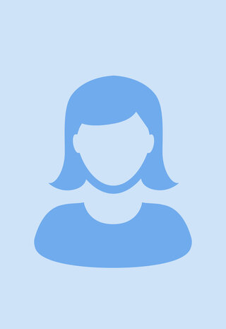 Das Bild zeigt eine schematische Darstellung einer Person mit blauen Farben. Es sind keine Details oder Gesichtszüge erkennbar.