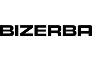 Das Bild zeigt das Logo von Bizerba in Großbuchstaben. Es vermittelt ein modernes und professionelles Design.