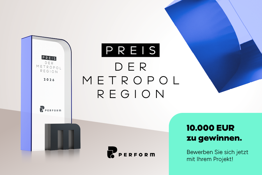 Das Bild zeigt einen Preis der Metropolregion 2026 mit dem Hinweis, 10.000 EUR zu gewinnen. Bewerbungen sind jetzt möglich.