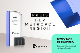 Das Bild zeigt einen Preis der Metropolregion 2026 mit dem Hinweis, 10.000 EUR zu gewinnen. Bewerbungen sind jetzt möglich.