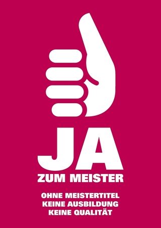 Ja zum Meisterbrief