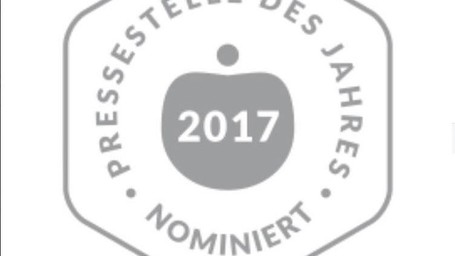 Pressestelle des Jahres nominiert
